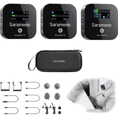 Adattatore USB-C a HDMI nero Saramonic Adattatore USB-C a HDMI nero Saramonic