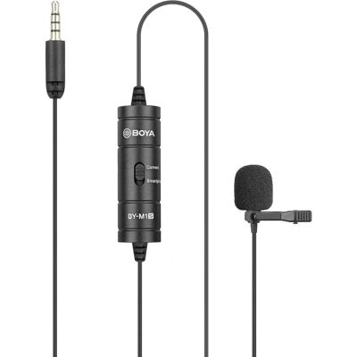 Mikrofon BOYA BY-M1S - Lavalier Omnidirectional Mikrofon BOYA BY-M1S - Lavalier Omnidirectional