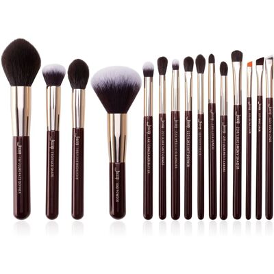 Zinfa 15-sztukowy Zestaw Pędzli do Makijażu - Podkład Puder Rozcieranie Eyeliner Zinfa 15-sztukowy Zestaw Pędzli do Makijażu - Podkład Puder Rozcieranie Eyeliner