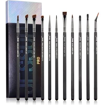 Jessup Pro Eyeliner Pinselset T324 - 11-teiliges Augen-Make-up-Set Jessup Pro Eyeliner Pinselset T324 - 11-teiliges Augen-Make-up-Set