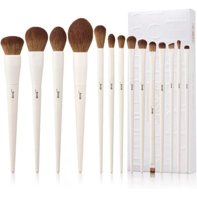 Jessup 14-Piece Makeup Brush Set Premium Synthetic Powder Foundation Contour Blush Jessup 14-Piece Makeup Brush Set Premium Synthetic Powder Foundation Contour Blush