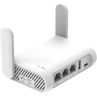 Gl.Inet Gl-Sft1200 - Roteador WiFi de Viagem Seguro - AC1200 Banda Dupla Gl.Inet Gl-Sft1200 - Roteador WiFi de Viagem Seguro - AC1200 Banda Dupla
