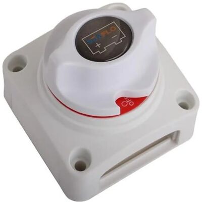 Seaflo - 2-Position - Blanco - Interruptor aislador de batería Seaflo - 2-Position - Blanco - Interruptor aislador de batería