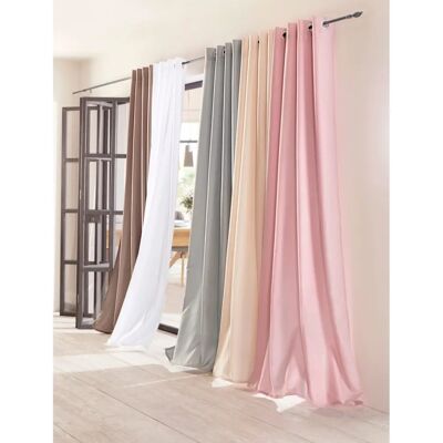 HEINE HOME Mauve Mikrofaser Gardinen - 175cm x 140cm - Blickdicht HEINE HOME Mauve Mikrofaser Gardinen - 175cm x 140cm - Blickdicht