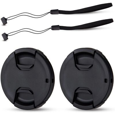 JJC - 62mm Lens Cap - 2 Pacotes - Snap-on - Lens Cap JJC - 62mm Lens Cap - 2 Pacotes - Snap-on - Lens Cap