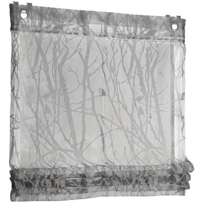 HEINE HOME Raffrollo - Transparant, 140cm, bruin HEINE HOME Raffrollo - Transparant, 140cm, bruin