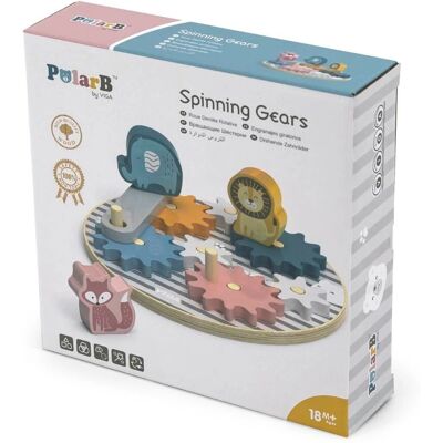 Viga Houten Tandwiel en Dieren Puzzel - Educatief Speelgoed voor Peuters Viga Houten Tandwiel en Dieren Puzzel - Educatief Speelgoed voor Peuters