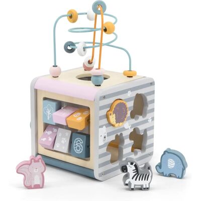 Viga Toys PolarB Lernspielwürfel - Buntes Holzspielzeug Viga Toys PolarB Lernspielwürfel - Buntes Holzspielzeug