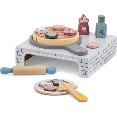 Horno de pizza de juguete de madera Viga - Juego educativo Horno de pizza de juguete de madera Viga - Juego educativo