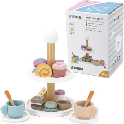 Viga Toys PolarB Zestaw do Herbaty z Drewna - Zestaw do Herbaty Viga Toys PolarB Zestaw do Herbaty z Drewna - Zestaw do Herbaty