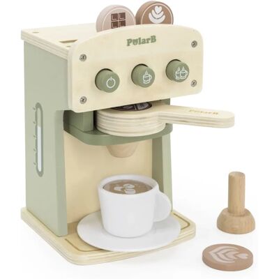 Ensemble Machine à Café PolarB - Vert, Bois, Jeu de Rôle - Machine à Café - Publicité Ensemble Machine à Café PolarB - Vert, Bois, Jeu de Rôle - Machine à Café - Publicité