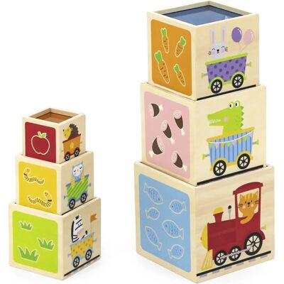 Viga Toys - Pyramid Puzzle Block Sorter - Sortownik bloków drewnianych Viga Toys - Pyramid Puzzle Block Sorter - Sortownik bloków drewnianych