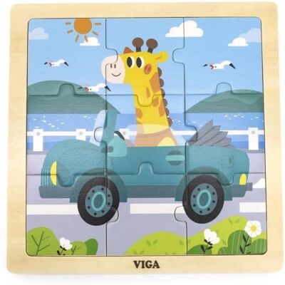 VIGA Modèle 44629 Puzzle en Bois Voiture - Puzzle - Publicité VIGA Modèle 44629 Puzzle en Bois Voiture - Puzzle - Publicité