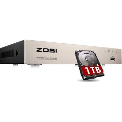 Zosi - H.265+ 8ch 1080p - 1TB - Système de surveillance - Publicité Zosi - H.265+ 8ch 1080p - 1TB - Système de surveillance - Publicité