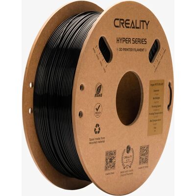 Filamento PETG nero Creality 3301030043 - Materiale di stampa 3D Filamento PETG nero Creality 3301030043 - Materiale di stampa 3D