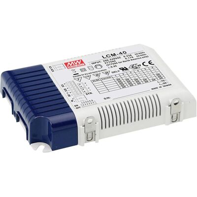 Mean Well LCM-40DA2 LED Driver - 42W, 1.05A, 100V Mean Well LCM-40DA2 LED Driver - 42W, 1.05A, 100V