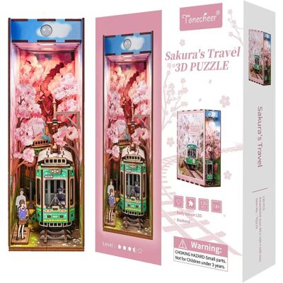 Tonecheer TQ119 Pink 3D Puzzle - Puzzle Tonecheer TQ119 Pink 3D Puzzle - Puzzle