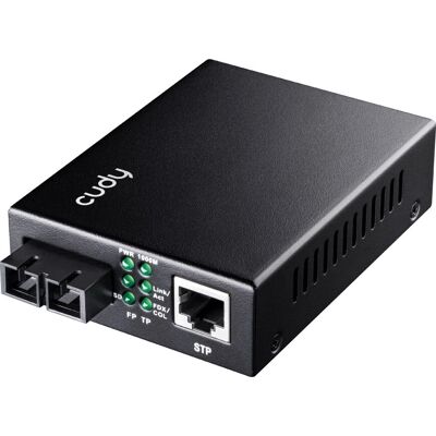 Cudy MC100GMA-05 Gigabit Ethernet Fiber Konvertor - Černá Cudy MC100GMA-05 Gigabit Ethernet Fiber Konvertor - Černá