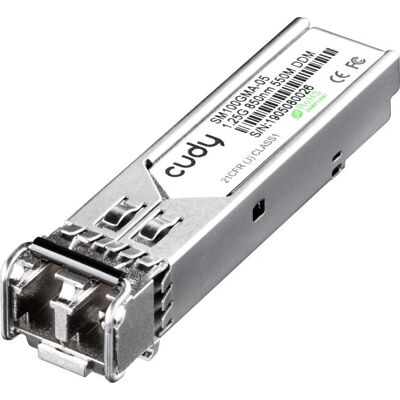 Cudy SM100GMA-05 Kupfer 1250 Mbit/s SFP - Netzwerktranceiver Cudy SM100GMA-05 Kupfer 1250 Mbit/s SFP - Netzwerktranceiver