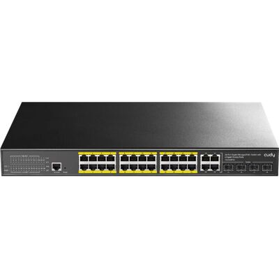 Cudy GS2028PS4 Managed Switch - 24-Port Gigabit PoE 1U Cudy GS2028PS4 Managed Switch - 24-Port Gigabit PoE 1U
