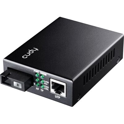 Convertidor de medios de red TP-Link MC100GSB-60B - 1000 Mbit/s - Multi-modo - Negro Convertidor de medios de red TP-Link MC100GSB-60B - 1000 Mbit/s - Multi-modo - Negro