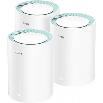 Cudy M1300 3er Mesh-WLAN-System - Dualband - Innenbereich Cudy M1300 3er Mesh-WLAN-System - Dualband - Innenbereich