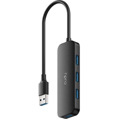 Cudy - UH40A - 4-Port USB-A - Schwarz - USB-Hub Cudy - UH40A - 4-Port USB-A - Schwarz - USB-Hub
