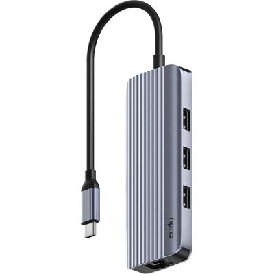Cudy UH606 USB-C Hub - 4K HDMI, 6-in-1, 100W PD Cudy UH606 USB-C Hub - 4K HDMI, 6-in-1, 100W PD