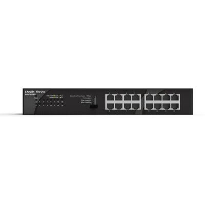 Ruijie Networks RG-ES116G Unverwalteter Gigabit Ethernet Switch - Schwarz Ruijie Networks RG-ES116G Unverwalteter Gigabit Ethernet Switch - Schwarz