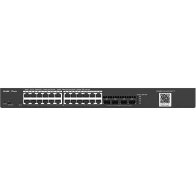 Ruijie Networks RG-NBS3100-24GT4SFP-P Schalter Layer 2 Gigabit Ethernet - Schwarz Ruijie Networks RG-NBS3100-24GT4SFP-P Schalter Layer 2 Gigabit Ethernet - Schwarz