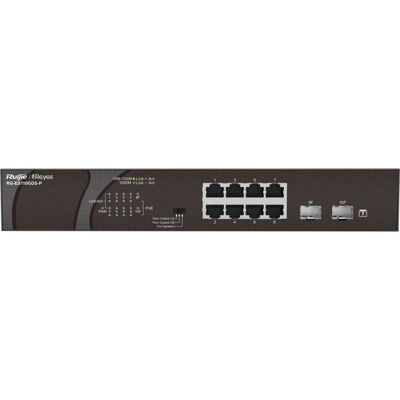 Switch de Mesa Ruijie Networks RG-ES110GDS-P 5-Port - Switch de Rede Switch de Mesa Ruijie Networks RG-ES110GDS-P 5-Port - Switch de Rede