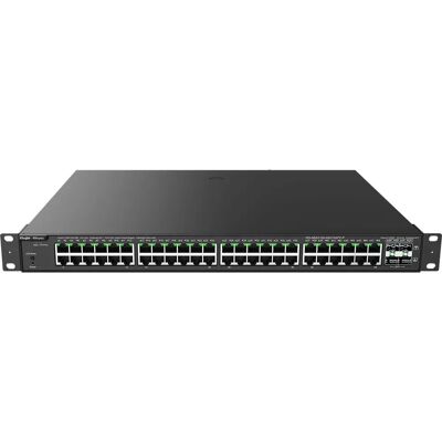Ruijie Networks RG-NBS3100-48GT4SFP-P Managed Layer 2 Gigabit Ethernet Switch - Schwarz Ruijie Networks RG-NBS3100-48GT4SFP-P Managed Layer 2 Gigabit Ethernet Switch - Schwarz