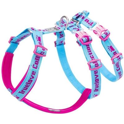 Truelove - Funky - niebiesko-różowy - neopren - uprząż dla psa Truelove - Funky - niebiesko-różowy - neopren - uprząż dla psa