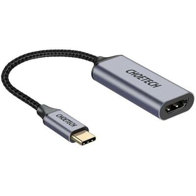 Adapter USB-C do HDMI Choetech - 4K 60Hz - Szary Adapter USB-C do HDMI Choetech - 4K 60Hz - Szary
