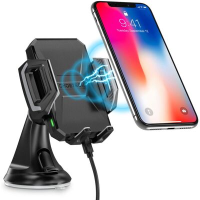 Bezdrátové auto nabíječka Choetech T521-F - Černá Bezdrátové auto nabíječka Choetech T521-F - Černá