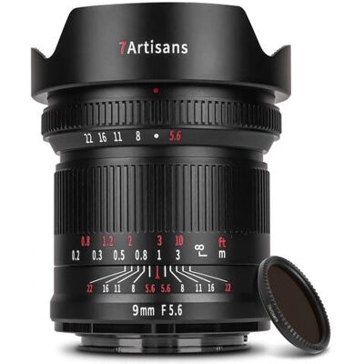 7Artisans 9mm F/5.6 - Kameraobjektiv 7Artisans 9mm F/5.6 - Kameraobjektiv