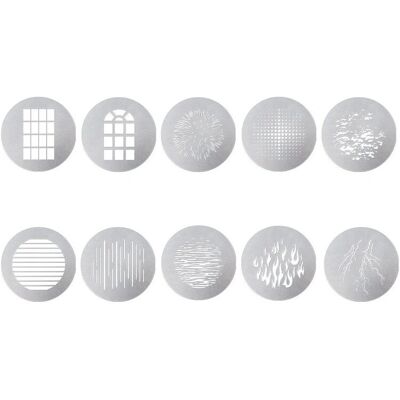 Aputure 10 Gobo Kit - Accessoires d'Éclairage Compactes Aputure 10 Gobo Kit - Accessoires d'Éclairage Compactes