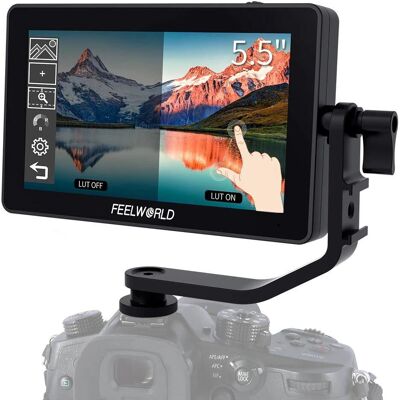 Moniteur tactile Feelworld F6 Plus 5,5" 1080p - Publicité Moniteur tactile Feelworld F6 Plus 5,5" 1080p - Publicité