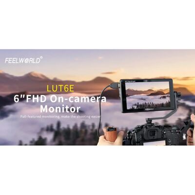 FEELWORLD LUT6E 6" 4K HDMI Érintőképernyős kameramonitor FEELWORLD LUT6E 6" 4K HDMI Érintőképernyős kameramonitor
