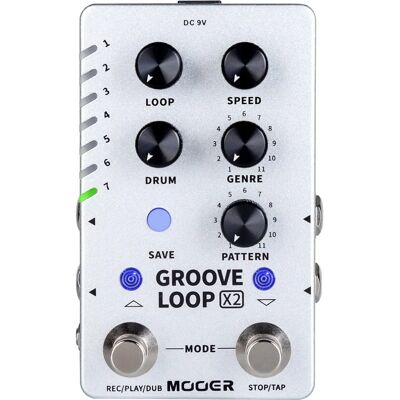 Mooer Márka Groove Loop X2 - Looper és Dobgép Mooer Márka Groove Loop X2 - Looper és Dobgép
