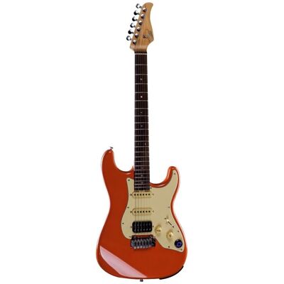 Guitare électrique Mooer GTRS PRO 800 Fiesta Red - Professionnelle - Publicité Guitare électrique Mooer GTRS PRO 800 Fiesta Red - Professionnelle - Publicité