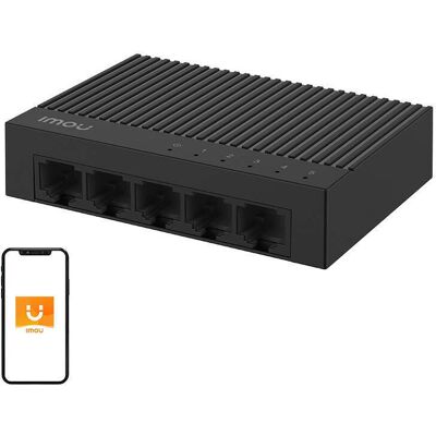 IMOU SF105C 5-Port 100 Mbps Netzwerk Switch IMOU SF105C 5-Port 100 Mbps Netzwerk Switch