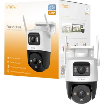 Imou Cruiser Dual 6MP Black+White Security Camera - Security Camera Imou Cruiser Dual 6MP Black+White Security Camera - Security Camera