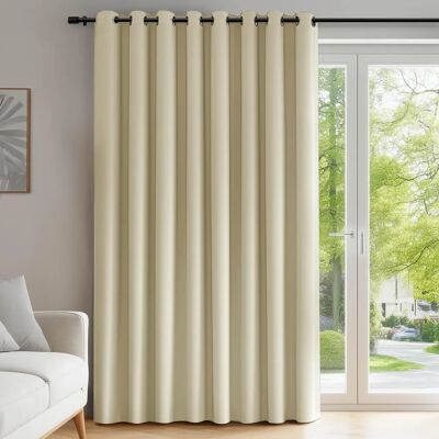 Rideaux Occultants Intérieurs Beige Foncé Deconovo - 254x242 cm - Anneaux Rideaux Occultants Intérieurs Beige Foncé Deconovo - 254x242 cm - Anneaux