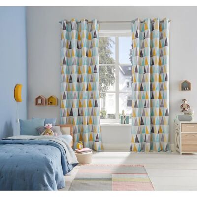 Lüttenhütt Dreieck Gardine - Verdunkelnd, Wärmedämmend, Polyester Lüttenhütt Dreieck Gardine - Verdunkelnd, Wärmedämmend, Polyester