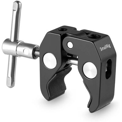 SmallRig 735 kameraklamma - Stöder 1/4" och 3/8" gängor - Max öppning 40mm - Bär upp till 1,5kg - Aluminiumlegering SmallRig 735 kameraklamma - Stöder 1/4" och 3/8" gängor - Max öppning 40mm - Bär upp till 1,5kg - Aluminiumlegering