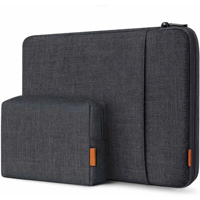 Étui pour ordinateur portable Inateck LB01006 15" - Noir, Gris - Publicité Étui pour ordinateur portable Inateck LB01006 15" - Noir, Gris - Publicité