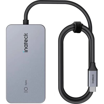 Inateck HB2027 USB 3.2 Gen 2 Type-C 10000 Mbit/s Grå Inateck HB2027 USB 3.2 Gen 2 Type-C 10000 Mbit/s Grå