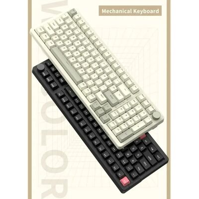 Tastiera meccanica da gaming AJAZZ AK992 - Interruttore rosso, colore retrò, luce blu Tastiera meccanica da gaming AJAZZ AK992 - Interruttore rosso, colore retrò, luce blu