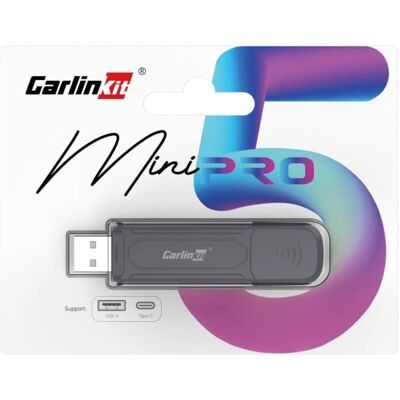 Carlinkit MINI PRO Drahtloser CarPlay/Android Auto Adapter - Kompakt, Stabil Carlinkit MINI PRO Drahtloser CarPlay/Android Auto Adapter - Kompakt, Stabil